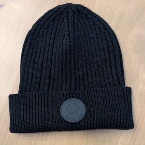 Michael Kors Black Knit Beanie